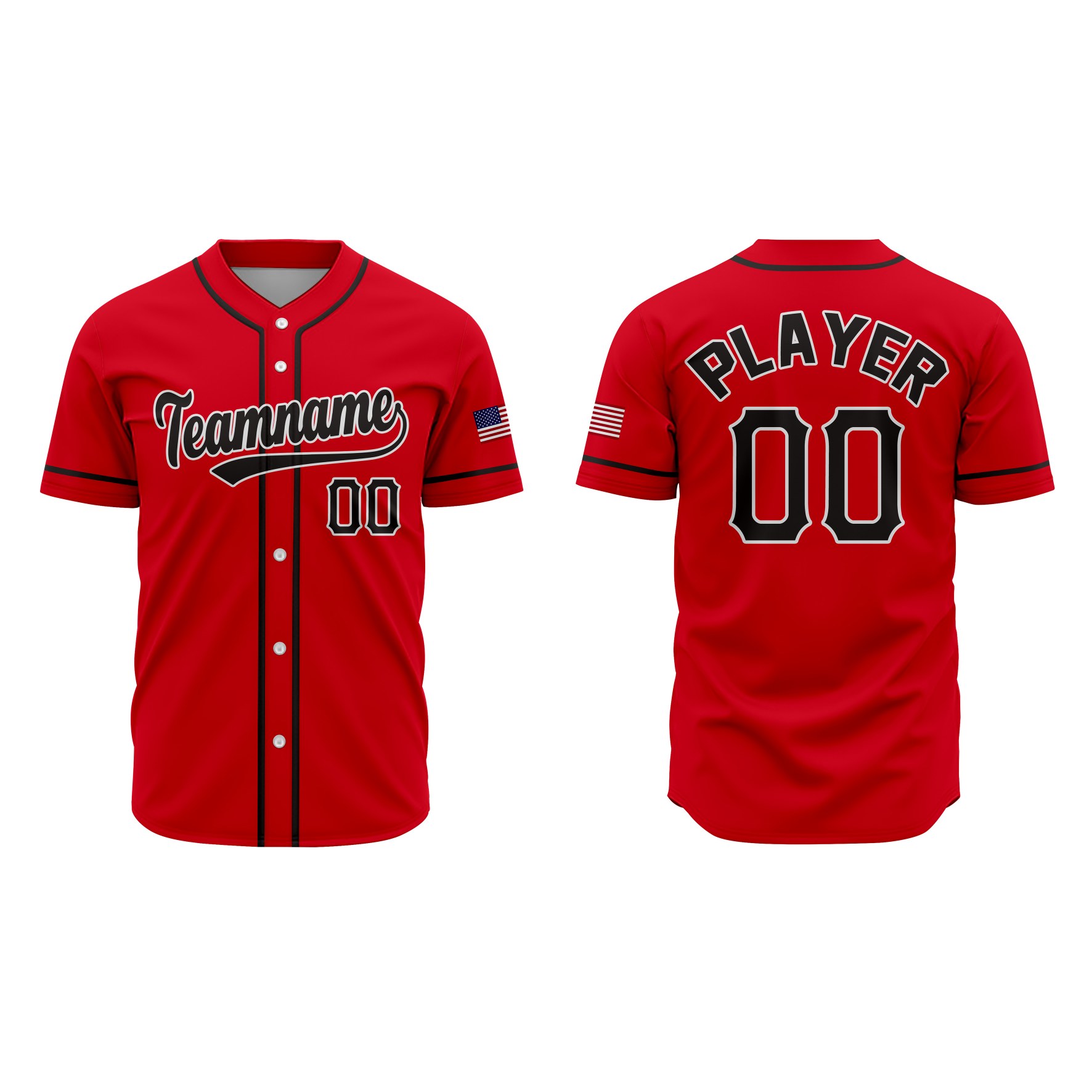custom baseball uniform team kit set — product-uniform2-5