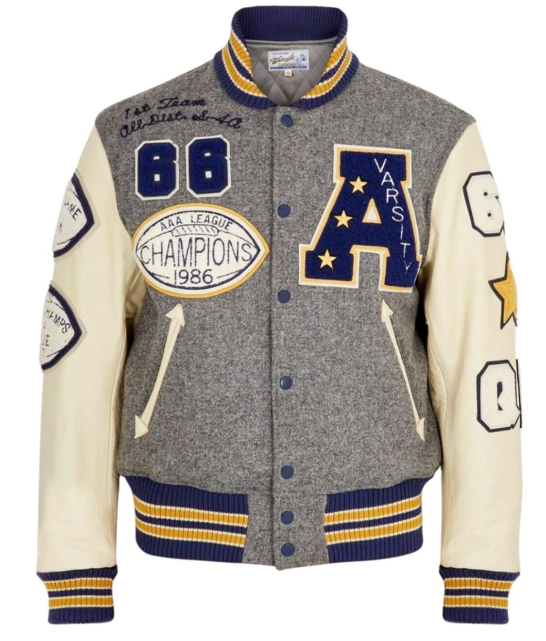 custom varsity bomber jacket