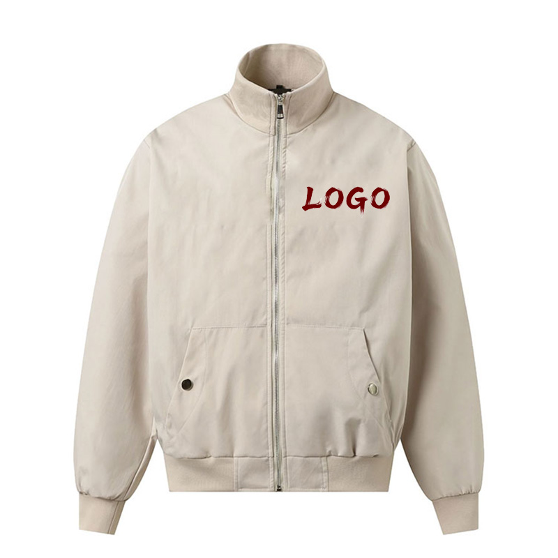 custom leather jacket varsity leather sleeves bomber — product-leather-38