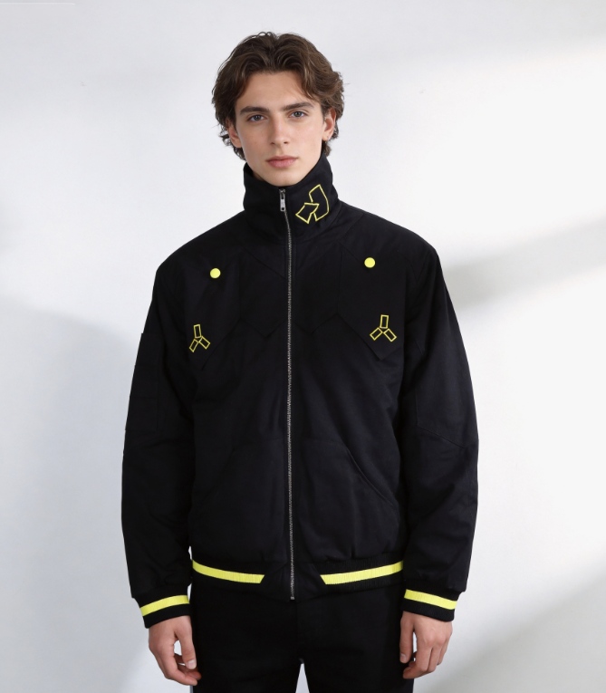 custom varsity letterman jacket wool body leather sleeves — product-varsity-2