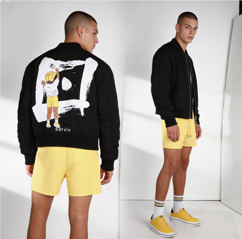 custom varsity letterman jacket wool body leather sleeves — product-varsity-5