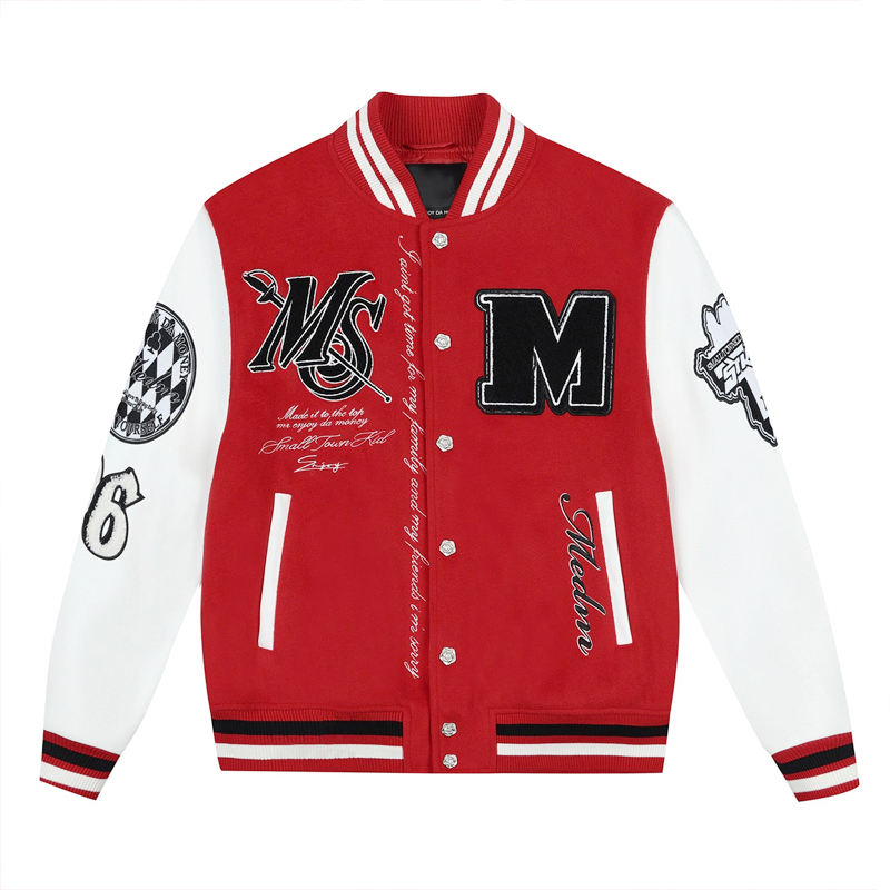 Leather Sleeve Varsity Jackets